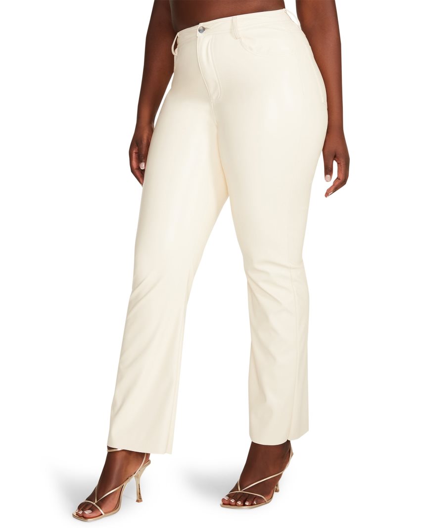 Pantalones Steve Madden Jolie Vanilla Mujer Creme | ES SW64E2